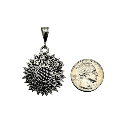 Western Wildflower Filigree Pendant