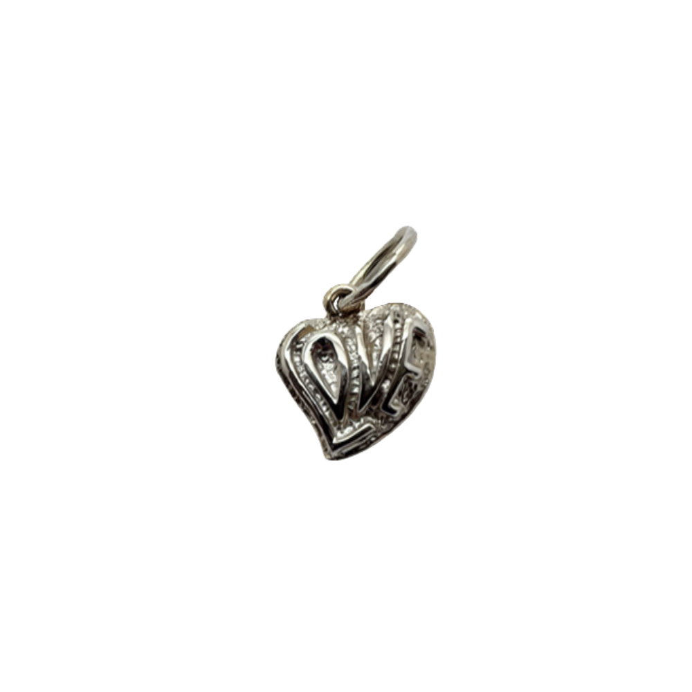 LOVE Heart Charm Pendant