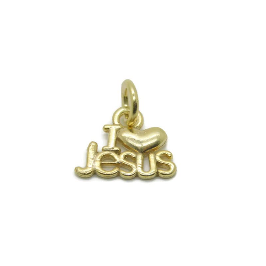 I love Jesus Charm Pendant