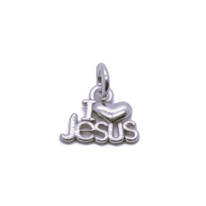 I love Jesus Charm Pendant