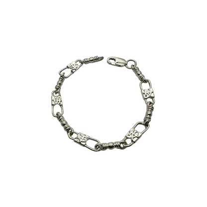 Fishers of Men Ichthys Fish & Cross Design Bracelet - Medium Link