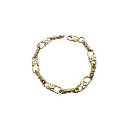 Fishers of Men Ichthys Fish & Cross Design Bracelet - Medium Link
