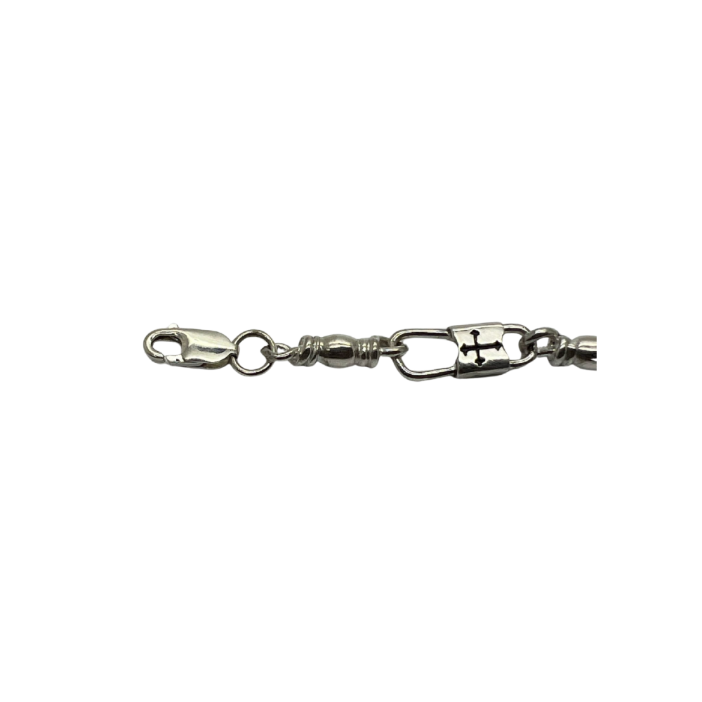 Fishers of Men Budded Cross Design Bracelet - Large Link
