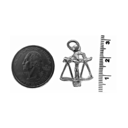 Libra Zodiac Sign Charm Pendant