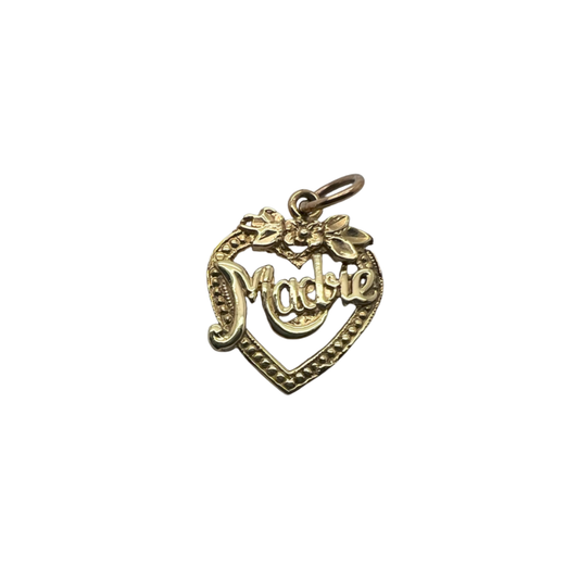 Madre Heart Charm Pendant