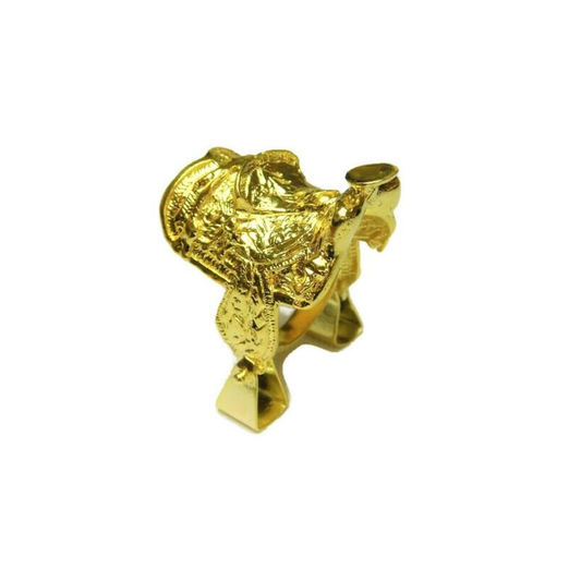 Men's Horse Saddle Ring - Extra Large Size