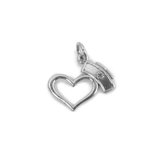 Nurse Heart Charm Pendant