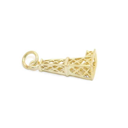Oil Rig Tower Charm Pendant
