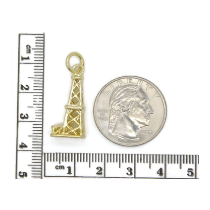 Oil Rig Tower Charm Pendant