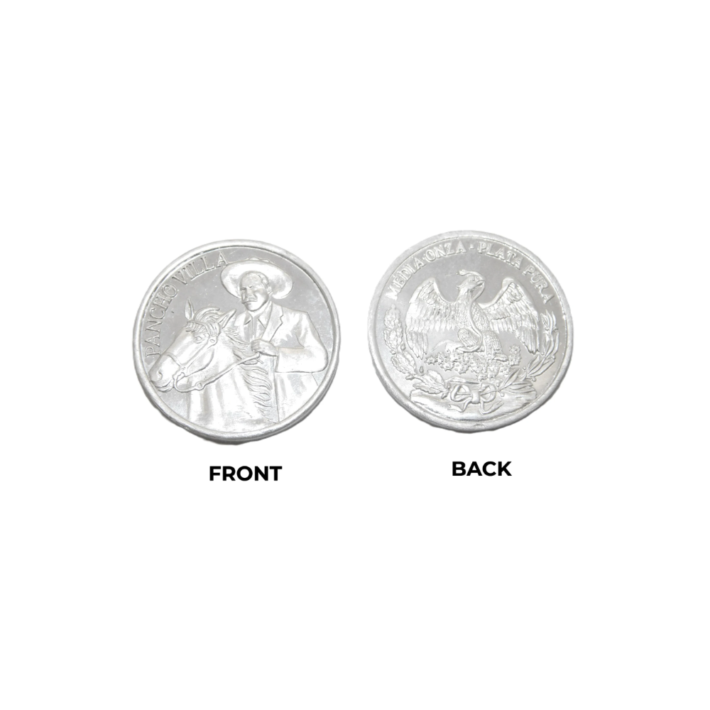 Pancho Villa .999 Pure Silver 1/2 oz. Coin