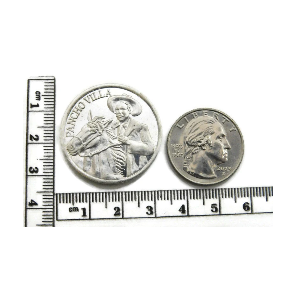 Pancho Villa .999 Pure Silver 1/2 oz. Coin