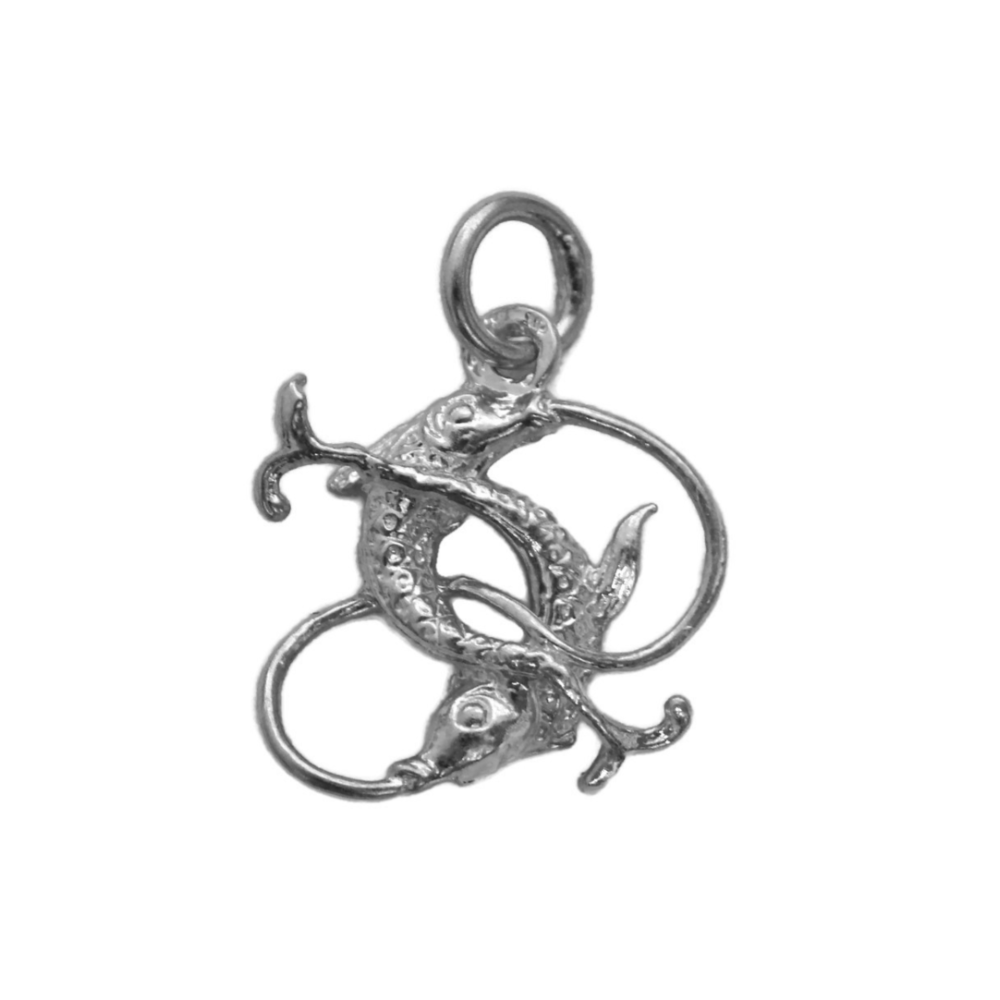 Pisces Zodiac Sign Charm Pendant