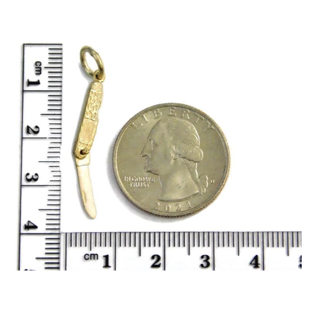 Miniature Pocket Knife Charm Pendant