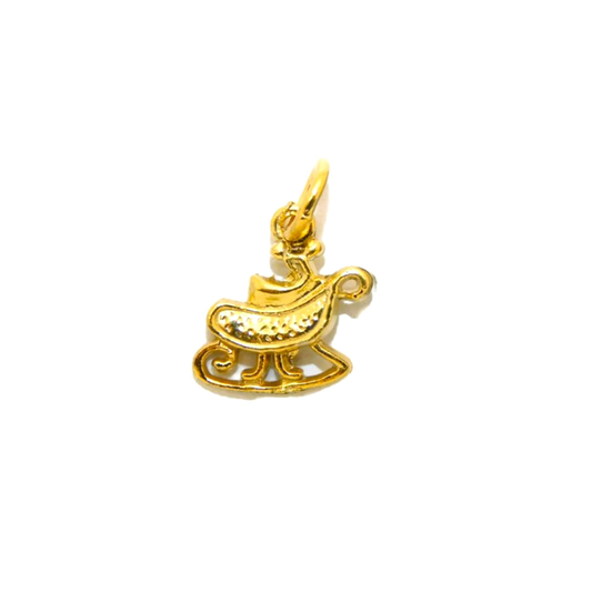 Santa Sled Charm