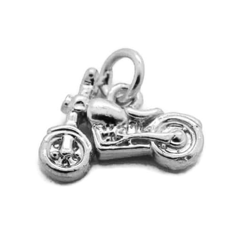 Small Motorcycle Charm Pendant