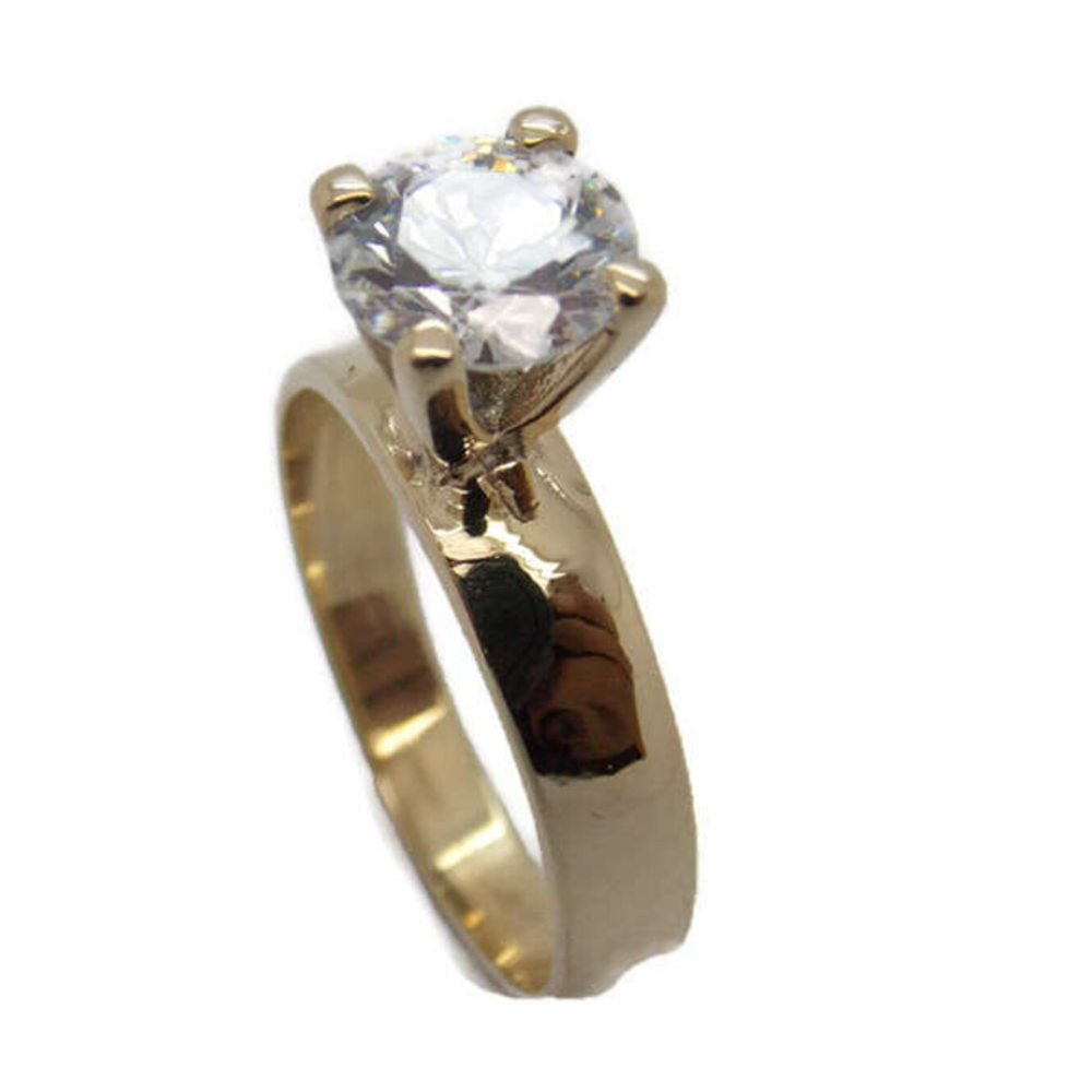 14k Classic Solitare Ring