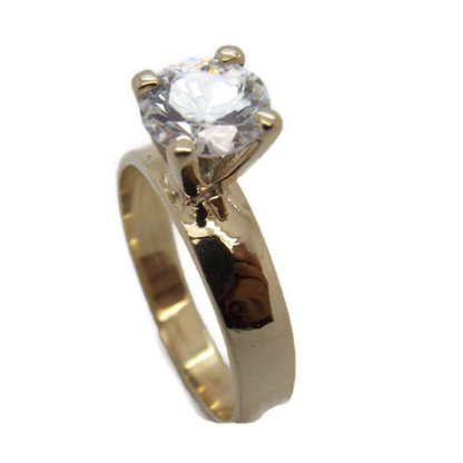 14k Classic Solitare Ring