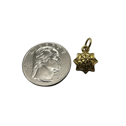 Spider Web Charm Pendant