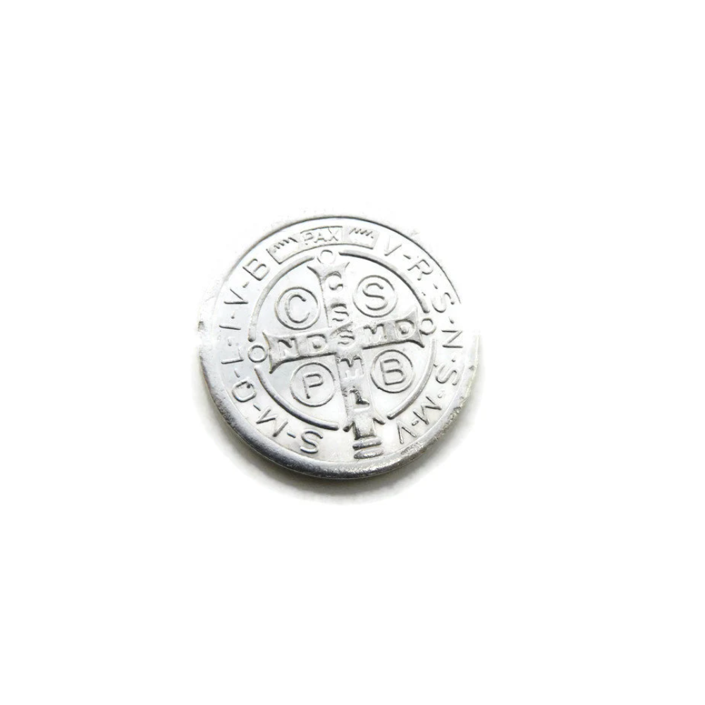 St. Benedict 1/2 oz .999 Pure Silver Coin