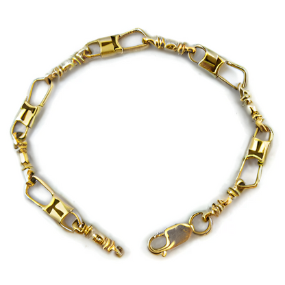 Fishers of Men Tau Cross Design Bracelet - Regular Link