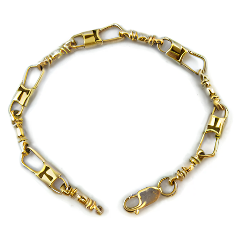 Fishers of Men Tau Cross Design Bracelet - Regular Link