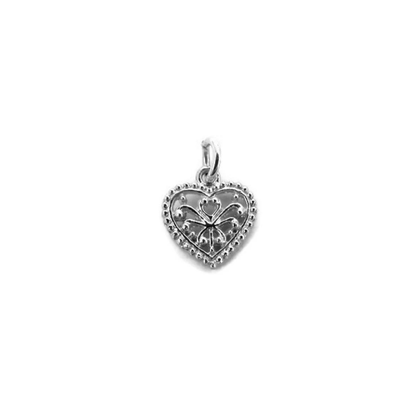 Vintage Heart Charm Pendant
