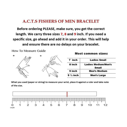 Fishers of Men Original Design Multi-Metal Bracelet - Medium Link
