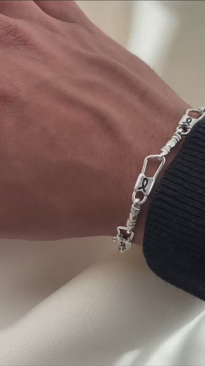 Fishers of Men Fish Link Design Bracelet - Regular Link